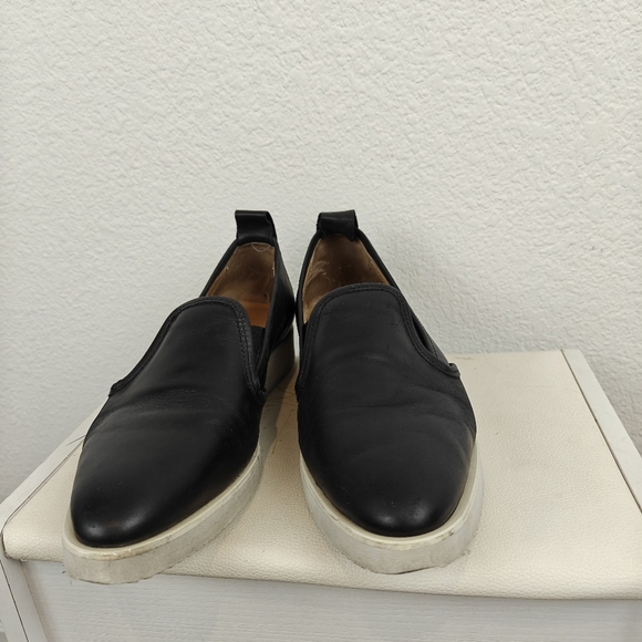 Everlane Mens Street Loafer Shoes Black Pointed Toe Low Top Slip Ons 8.5 - Picture 7 of 12